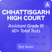 Chhattisgarh High Court Assistant Grade III Mock Test