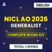 NICL AO Generalist Complete Books Kit (English Printed Edition) 2026 By Adda247