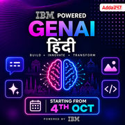 GenAI Hindi Batch Live Classes by Adda247 | In Collaboration with IBM