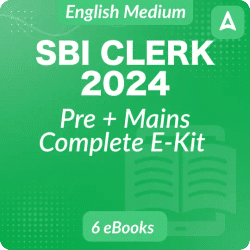 SBI Clerk Pre + Mains Complete eBooks Kit (English Medium) 2024 By Adda247