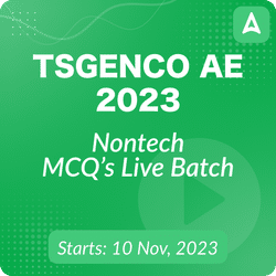 TSGENCO AE 2023 Non-Tech MCQ’s Live Batch | Online Live Classes by Adda 247