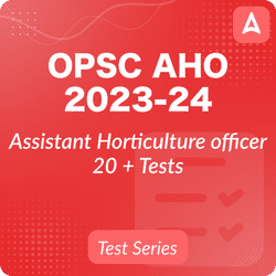 OPSC AHO (Assistant Horticulture officer) 2023-24 | Complete Test Series(English) By Adda247