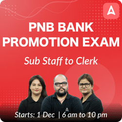 BANK Promotion Exam 2023-24  | Substaff to Clerk | Punjab National Bank | Online Live Classes by Adda 247