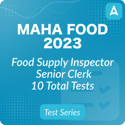 Maharashtra Food Supply Inspector and Senior Clerk, Complete Online Test Series 2023 by Adda247