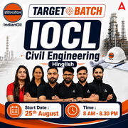 Target Batch : IOCL Civil Engineering 2026 | Live + Recorded Batch | Hinglish Online Classes By Adda247