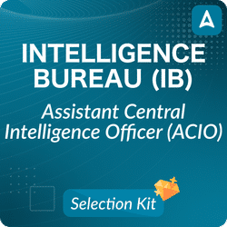 Intelligence Bureau (IB) Assistant Central Intelligence Officer (ACIO) Selection Kit ebooks, Test series With (Books(English Printed Edition | Online Live Classes by Adda 247