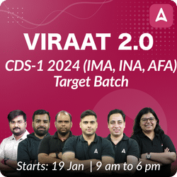 Viraat 2.0 - CDS-1 2024 (IMA, INA, AFA) Target Batch | Online Live Classes by Adda 247