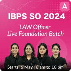 IBPS SO 2024 | LAW Officer Live Foundation Batch | Online Live Classes by Adda 247