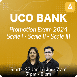 BANK PROMOTION EXAM | UCO BANK 2024  | Scale I - Scale II - Scale III Batch | Online Live Classes by Adda 247