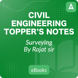 Surveying Topper’s Handwritten Notes for Civil Engineering eBook by Rajat Sir Complete English eBook by Adda247