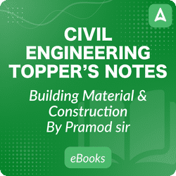 Building Material & Construction Topper’s Handwritten Notes for Civil Engineering eBook by Pramod Sir Complete English eBook by Adda247