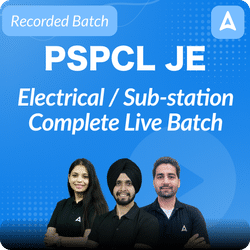 PSPCL JE / Electrical / Sub-station Complete Pre Recorded Batch By Adda247