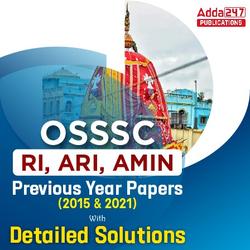 OSSSC RI, ARI, AMIN Previous Year Papers (2015 & 2021) eBooks By Adda247