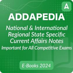 Addapedia Monthly Current Affairs 2024 e-Book for Northeast By Adda247