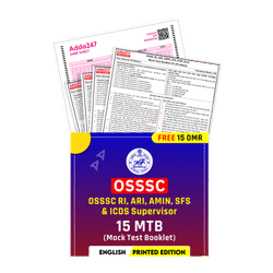 OSSSC RI, ARI, AMIN, SFS & ICDS Supervisor 15 Mock Test Booklet (English Printed Edition) by Adda247
