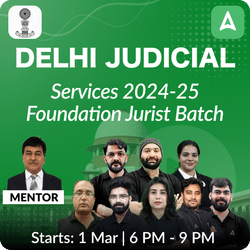 Delhi Judicial Services 2024-25 Jurist Foundation Batch Based on Latest Exam Pattern by Adda247