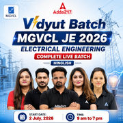 Vidyut Batch - MGVCL (Junior Engineer) | Vidyut Sahayak | Complete Batch | Live + Recorded Classes By Adda 247