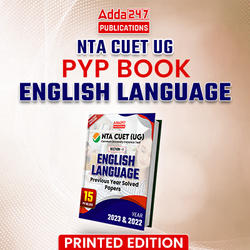 NTA CUET English Language Previous Year Solved Papers | Printed Edition by Adda247