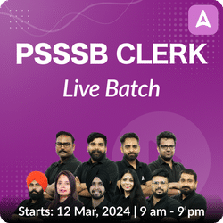 PSSSB Clerk batch | Online Live Classes by Adda 247