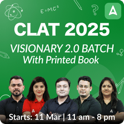 CLAT 2025 VISIONARY 2.0 BATCH | Complete Live Classes With Printed Book By Adda247 (As Per Latest Syllabus)