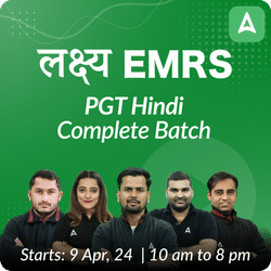 EMRS PGT HINDI | Complete Batch | Online Live Classes by Adda 247