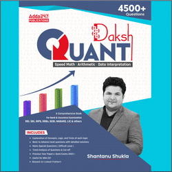 Daksh Quant A Comprehensive Book On Quantitative Aptitude for All Banking & Insurance Exams (English Printed Edition) by Adda247
