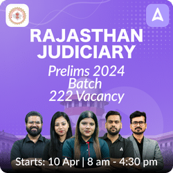 Rajasthan Judiciary Prelims 2024 Online Coaching Batch Based on Latest Exam Pattern by Adda247 Judiciary