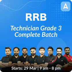 RRB Technician Grade 3  Complete Batch | Hinglish | Online Live Classes By Adda247