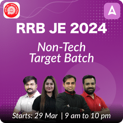 Target Batch for RRB JE 2024 Non tech | Online Live Classes by Adda 247