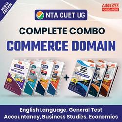 CUET 2024 Complete Books Combo COMMERCE DOMAIN (English + GT + Commerce) | Printed Books Combo By Adda247