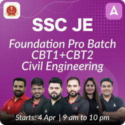 Foundation pro Batch for SSC JE 2024 Civil | Online Live Classes by Adda 247