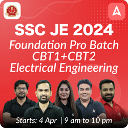 Foundation pro batch for SSC JE Electrical 2024 | Online Live Classes by Adda 247