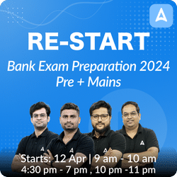 Re-Start | Bank Exam Preparation 2024 | Pre + Mains | Online Live Classes by Adda 247