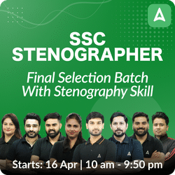 SSC Stenographer - Final Selection Batch with Stenography Skill | Online Live Classes by Adda 247