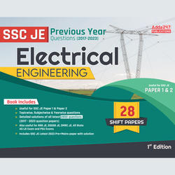SSC JE Electrical Engineering Previous Year Topic wise, Subject wise & Year Wise Questions Book 2017-2023(English Printed Revised Edition) By Adda247