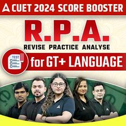 CUET 2024 Score Booster R.P.A. GT+ Language Batch | Online Live Classes by Adda 247