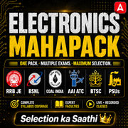 Electronics Engineering Maha Pack: RRB JE, BSNL, CIL & PSUs Exams  – One Pack, Full Selection Preparation