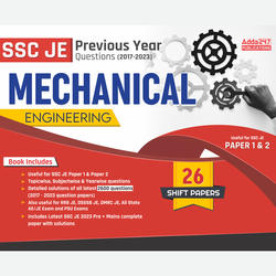 SSC JE Mechanical Engineering Previous Year Topic wise, Subject wise & Year Wise Questions Book 2017-2023(English Printed Revised Edition) By Adda247