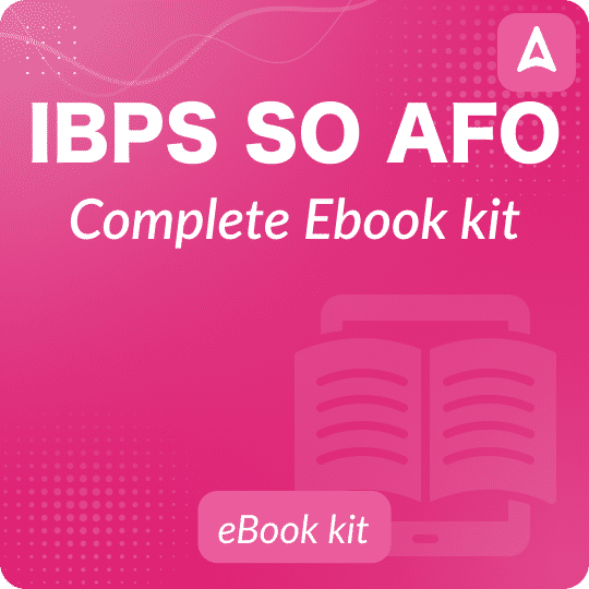 IBPS SO AFO Complete eBook Kit (English) by Adda247