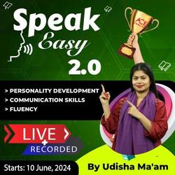 SPEAKEASY 2.0 | Live + Recorded Batch | By Udisha Ma'am By Adda247