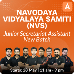 Navodaya Vidyalaya Samiti (NVS) Junior Secretariat Assistant New Batch | Hinglish | Online Live Classes By Adda247