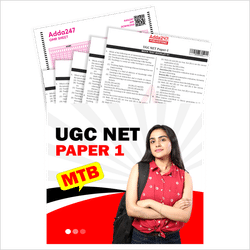 UGC NET Paper 1 Mock Test Booklet with 10 OMR sheet(English Printed Edition) by Adda247