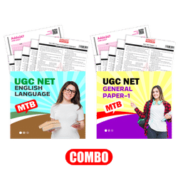 Combo of UGC NET Paper-I + Paper-II-English Mock Test Booklet with 20 OMR sheet(English Printed Edition) by Adda247