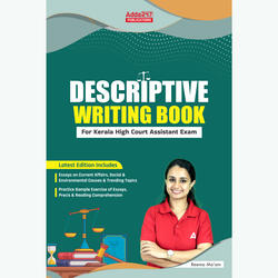 Descriptive Writing Book for Kerala High Court Assistant Exam ( English Printed Edition) By Adda247