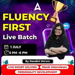Fluency First | Batch by Nandini Ma'am | Online Live Classes by Adda 247