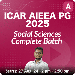 ICAR AIEEA PG Social Sciences Complete Batch | Hinglish | Online Live Classes by Adda 247