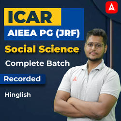 ICAR AIEEA PG Social Sciences Complete Batch | Hinglish | Recorded Classes by Adda 247