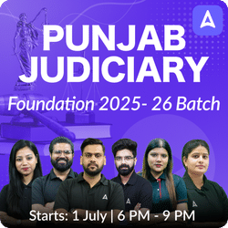 PUNJAB Judiciary Foundation 2025- 26 Batch Based on Latest Exam Pattern | Online Live Classes by Adda 247