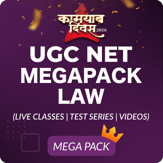 UGC NET LAW MEGA PACK (LIVE CLASS | TEST SERIES | VIDEOS)