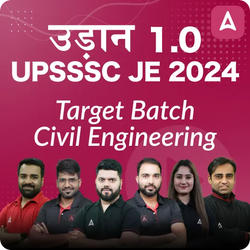 उड़ान Batch for UPSSSC JE 2024 Civil | Online Live Classes by Adda 247